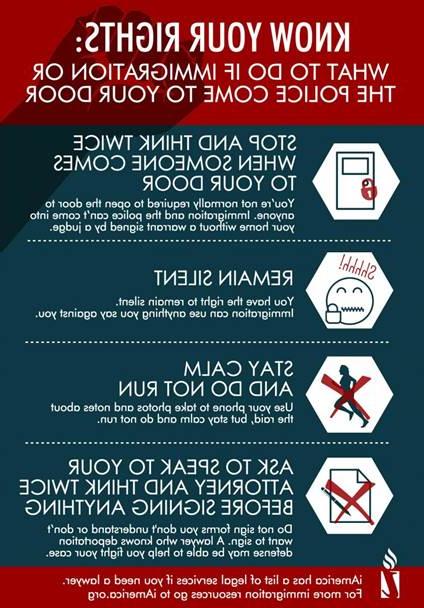 Know your rights infographic